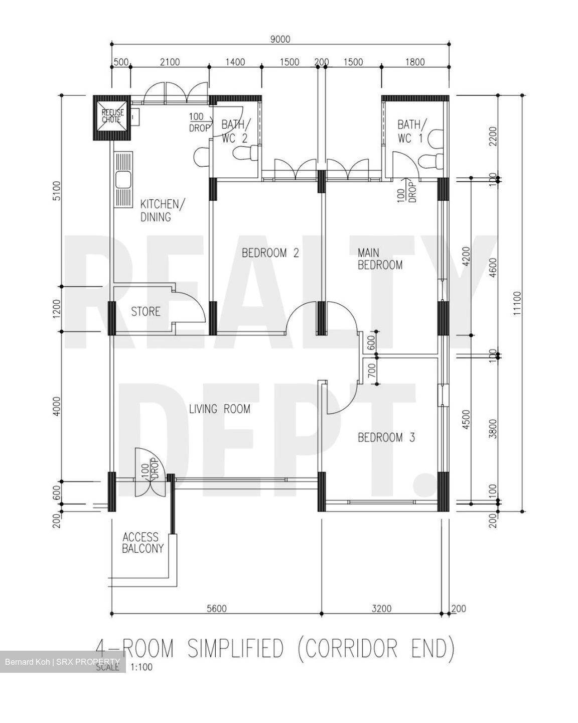 Blk 323 Bukit Batok Street 33 (Bukit Batok), HDB 4 Rooms #625032141